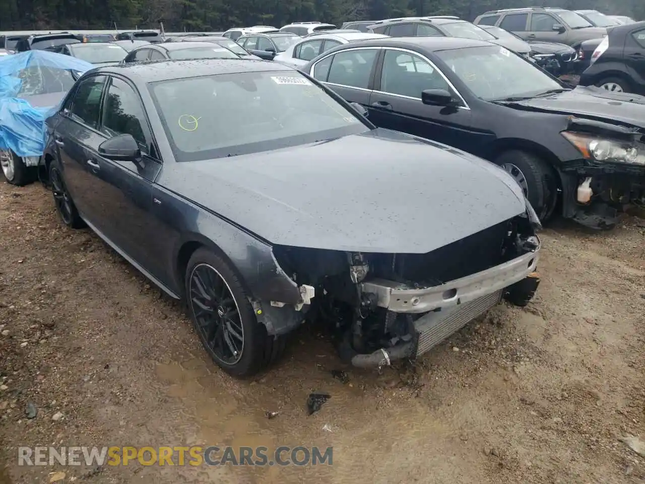 1 Photograph of a damaged car WAUENAF44KA012203 AUDI A4 2019