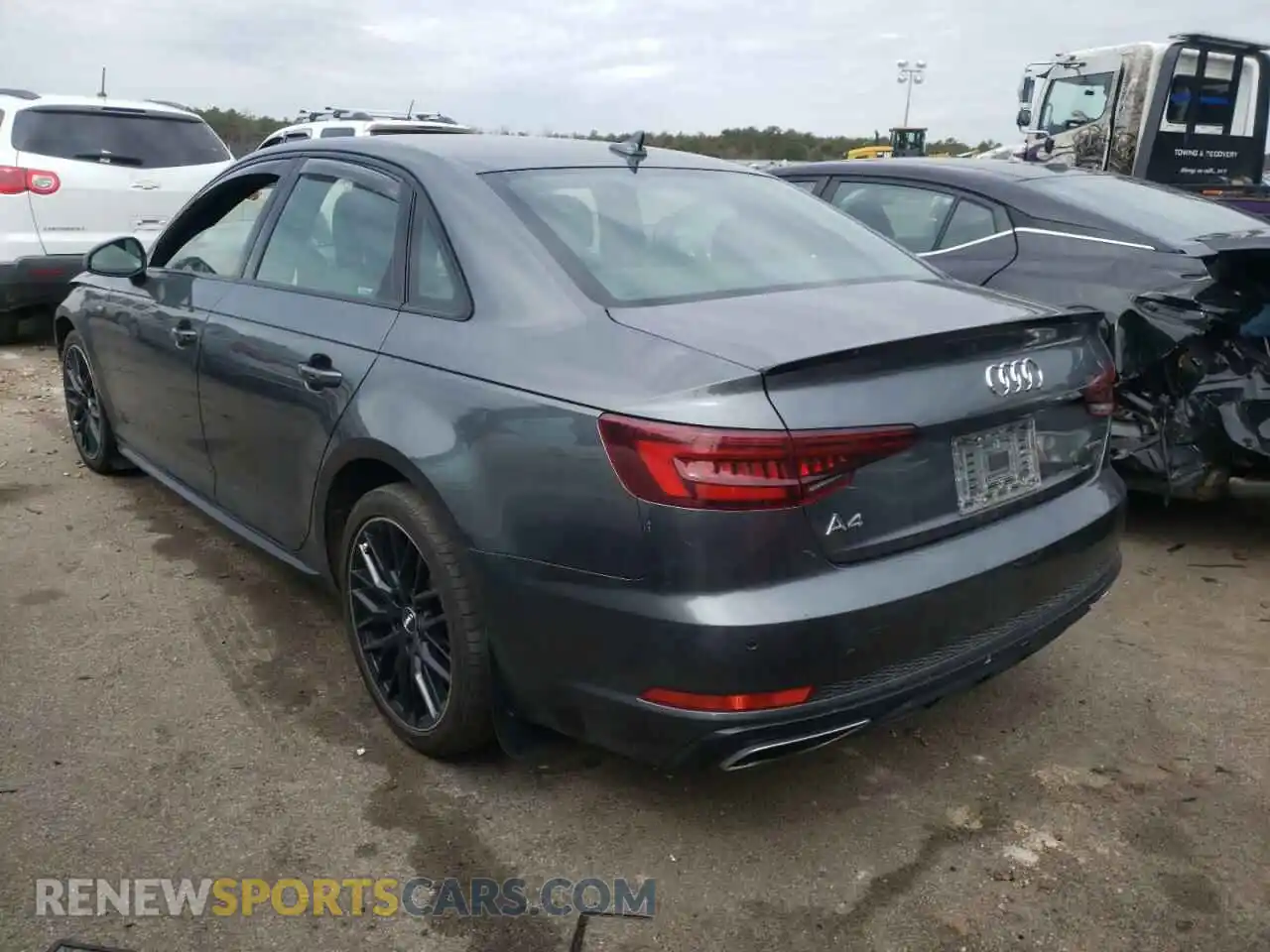 3 Photograph of a damaged car WAUENAF44KA012203 AUDI A4 2019