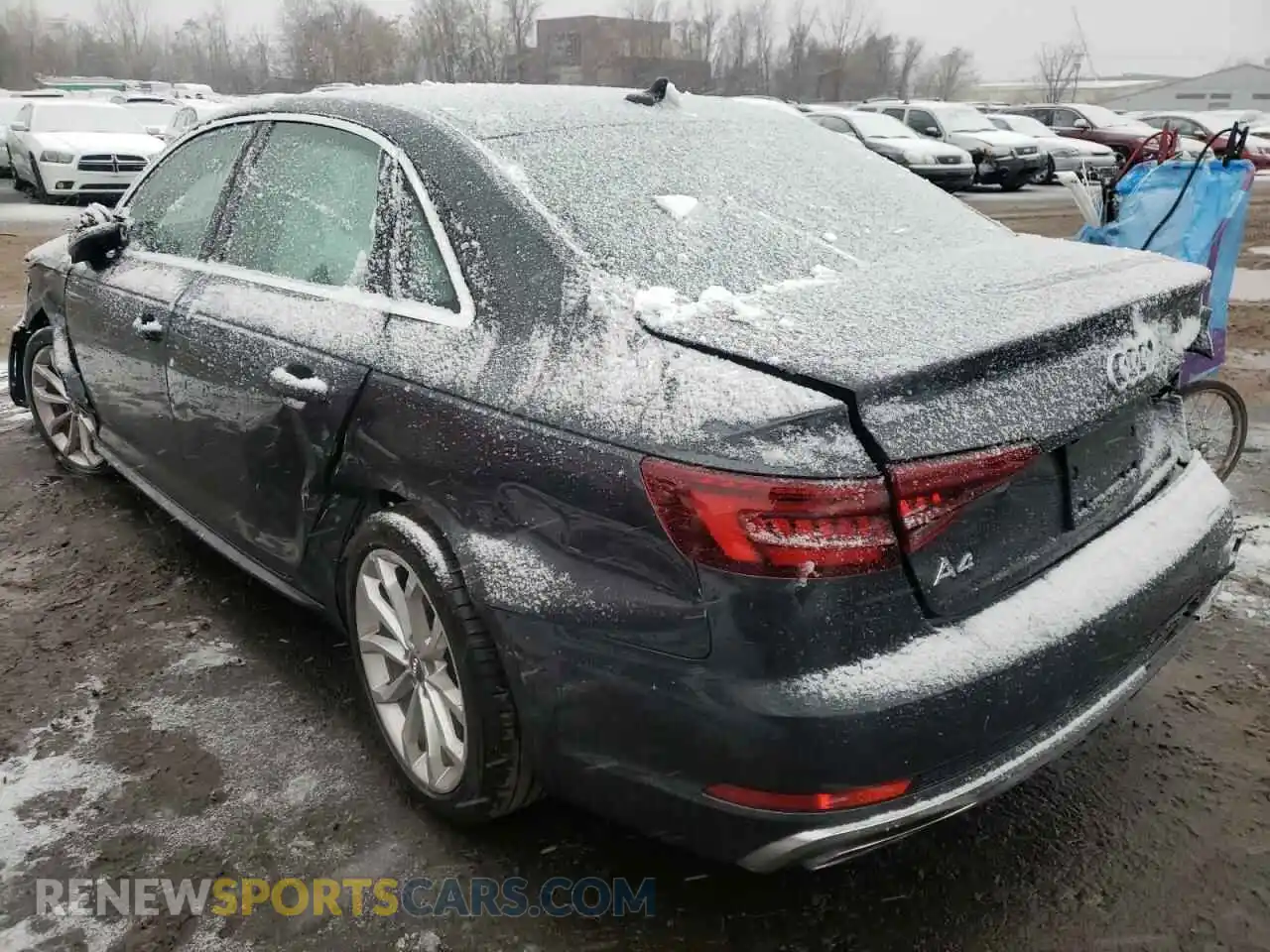3 Photograph of a damaged car WAUENAF44KA013707 AUDI A4 2019