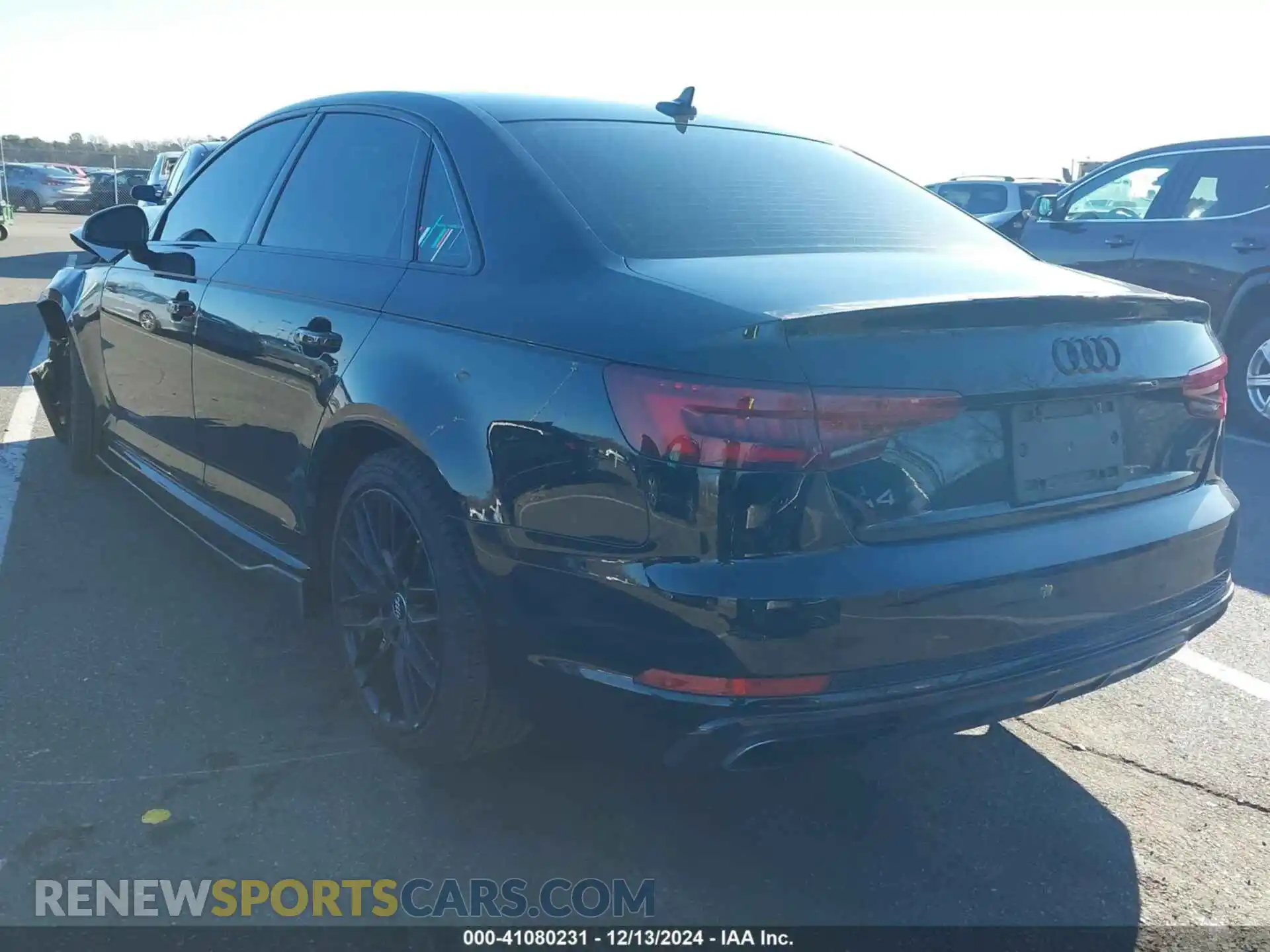 3 Photograph of a damaged car WAUENAF44KA014498 AUDI A4 2019