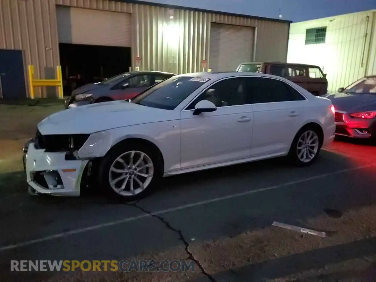 1 Photograph of a damaged car WAUENAF44KA015263 AUDI A4 2019