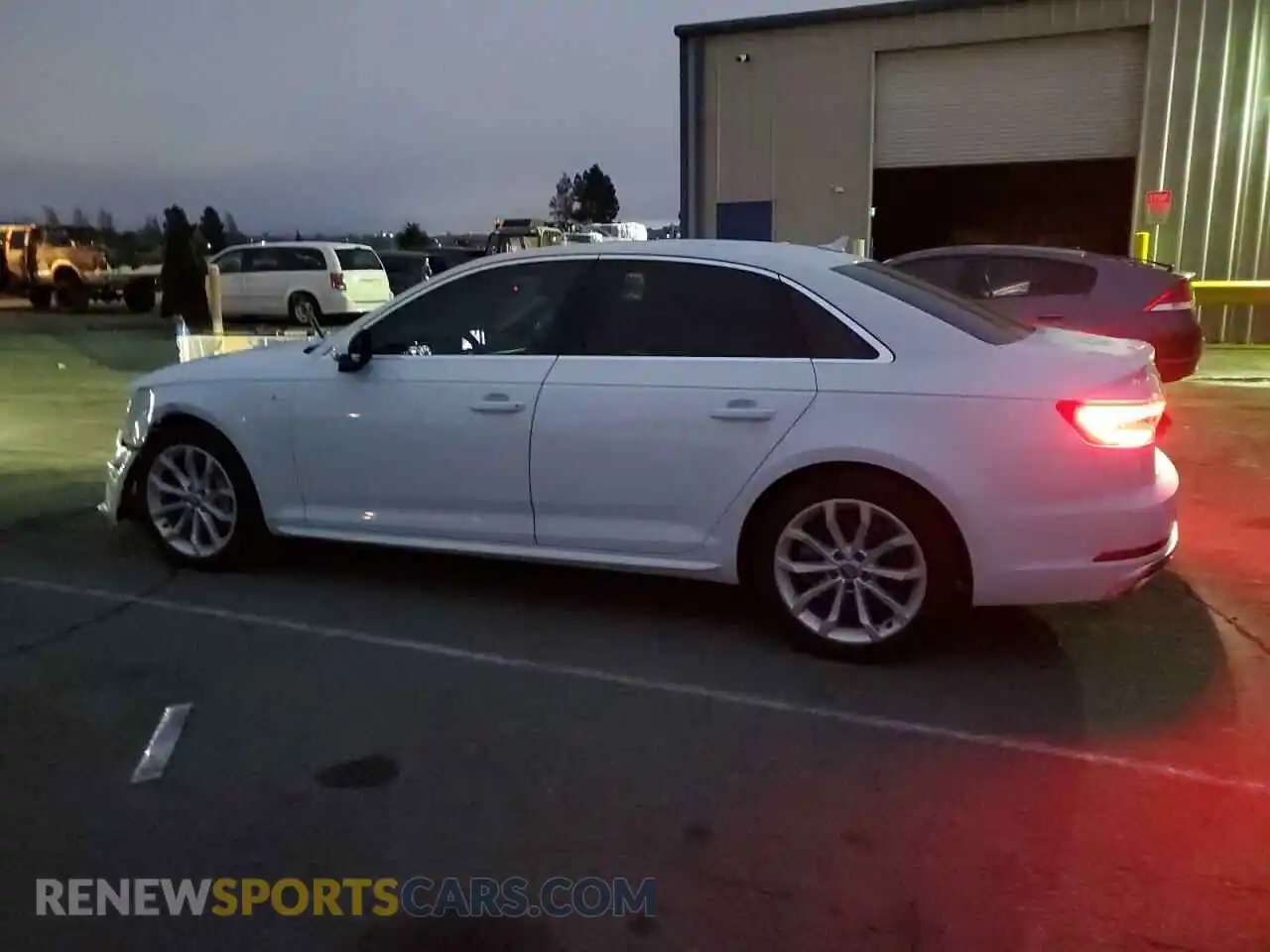 2 Photograph of a damaged car WAUENAF44KA015263 AUDI A4 2019