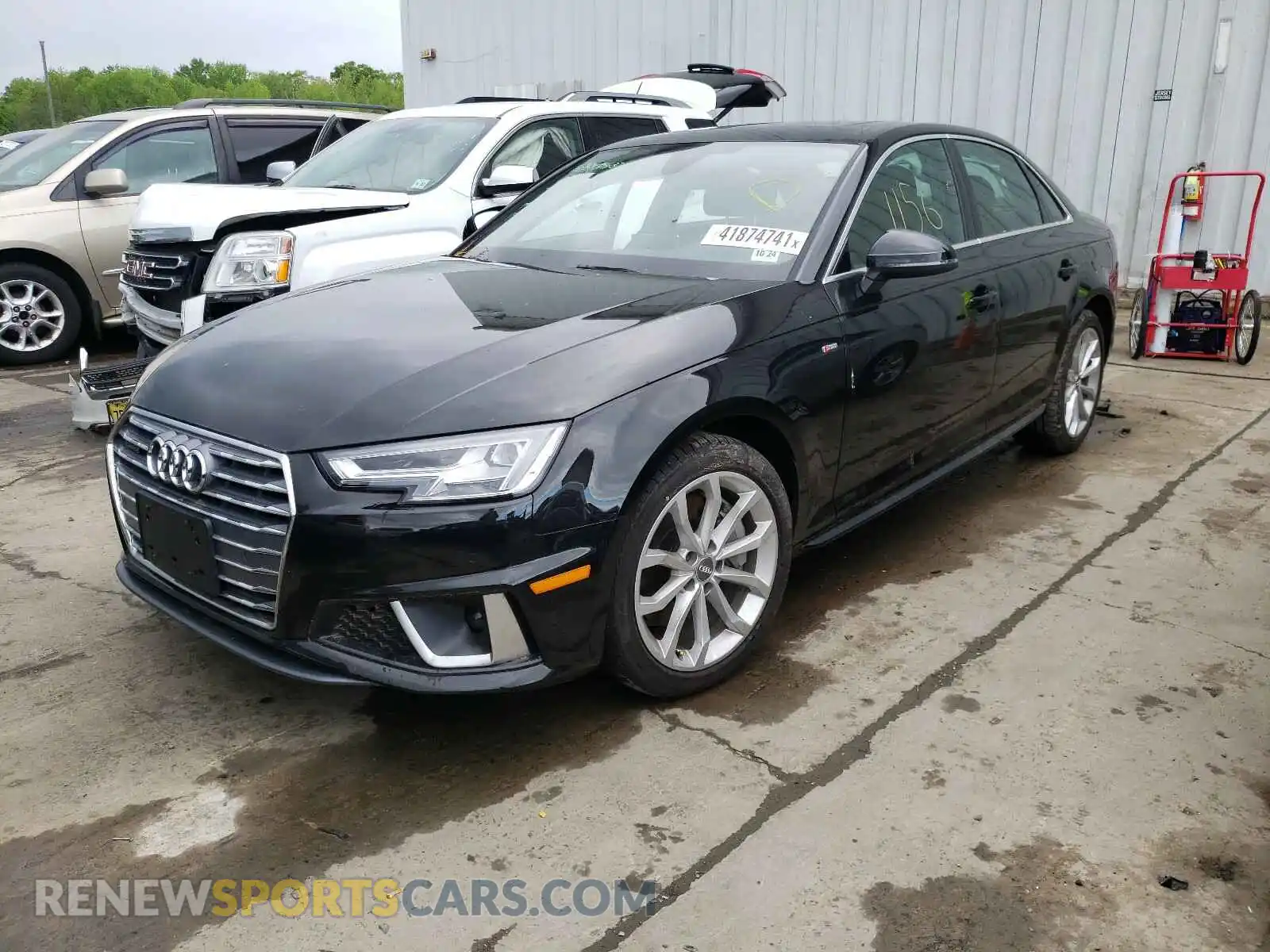 2 Photograph of a damaged car WAUENAF44KA073938 AUDI A4 2019