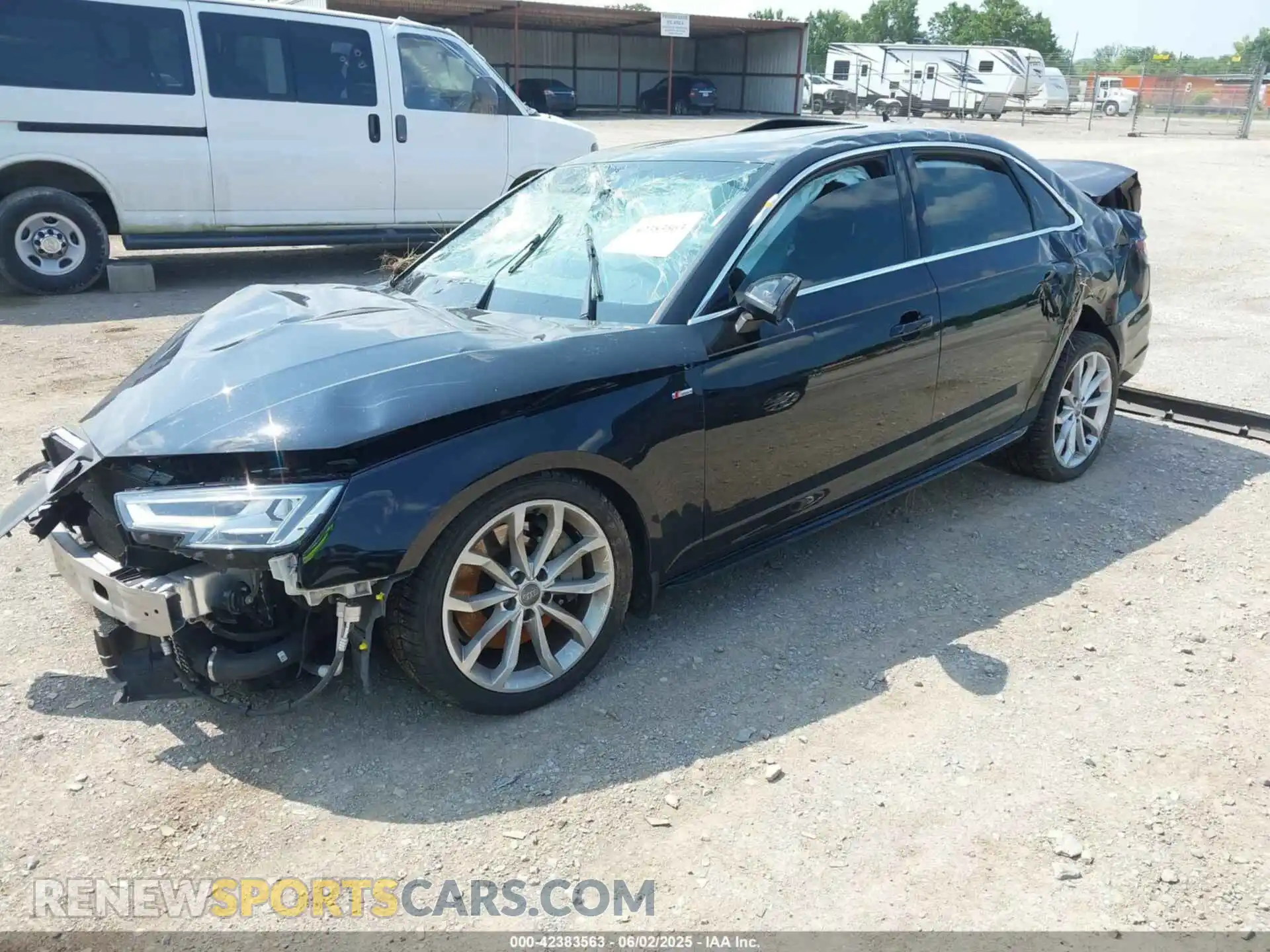 2 Photograph of a damaged car WAUENAF44KA116416 AUDI A4 2019