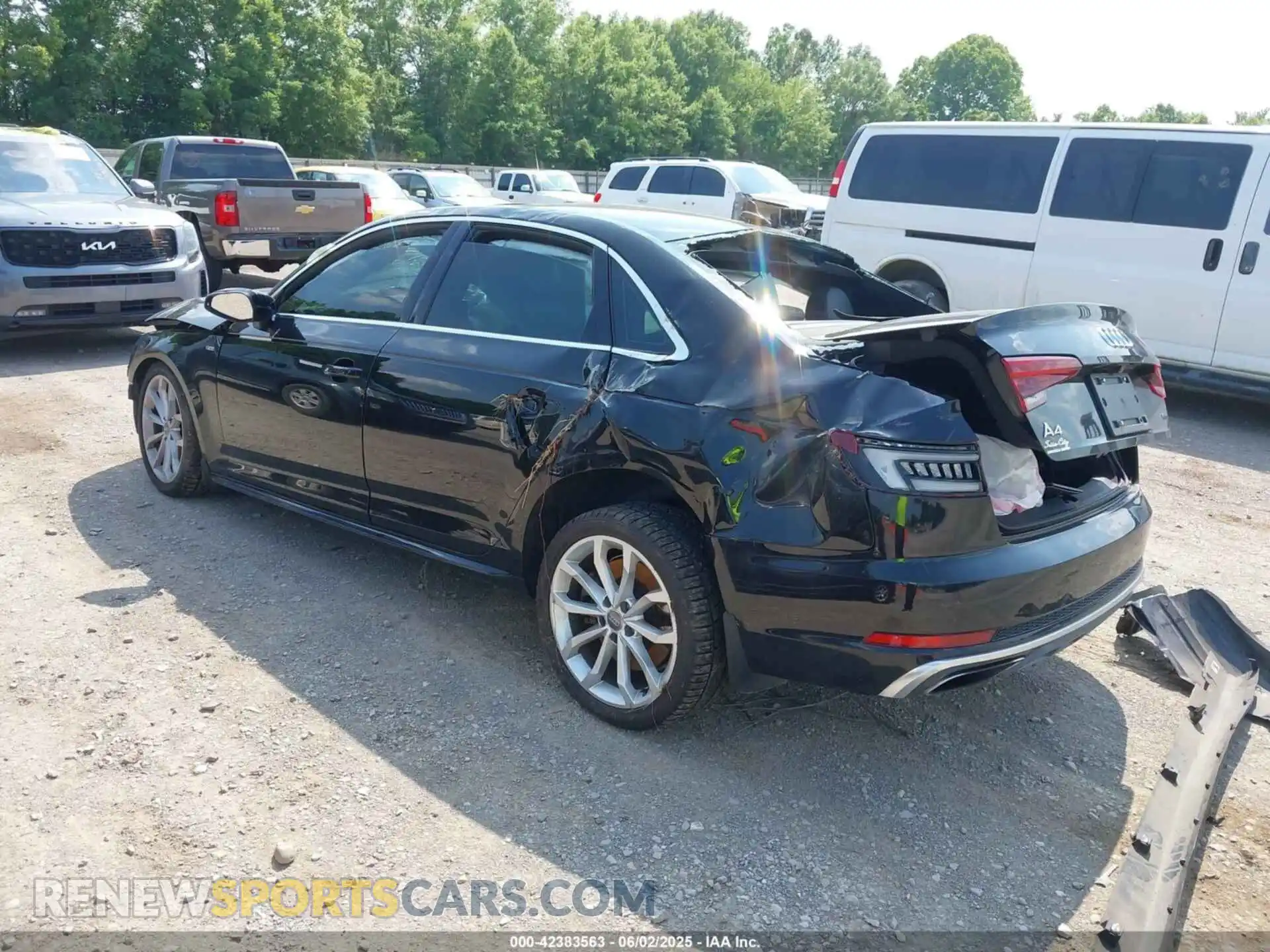 3 Photograph of a damaged car WAUENAF44KA116416 AUDI A4 2019