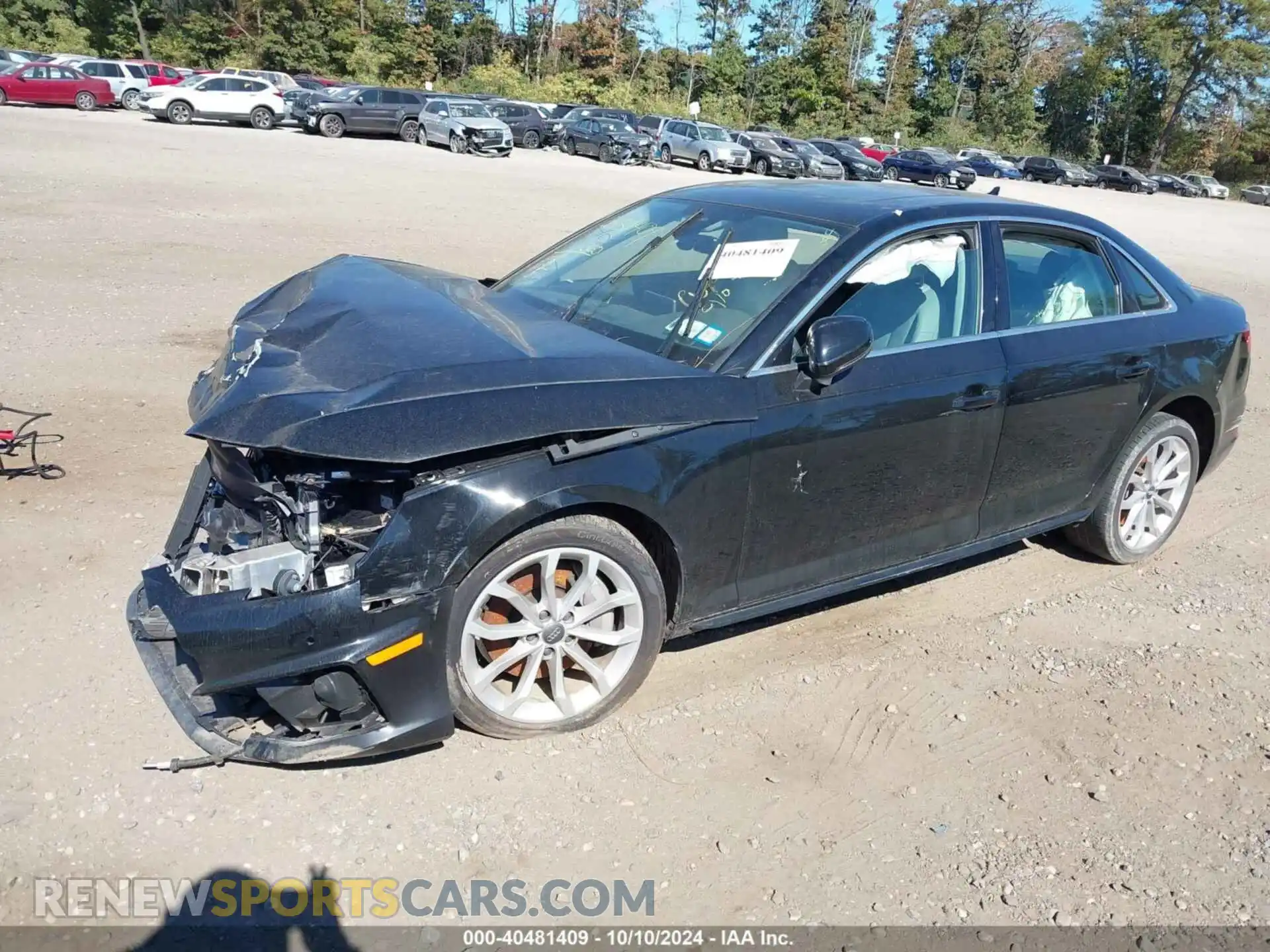 2 Photograph of a damaged car WAUENAF44KN016048 AUDI A4 2019