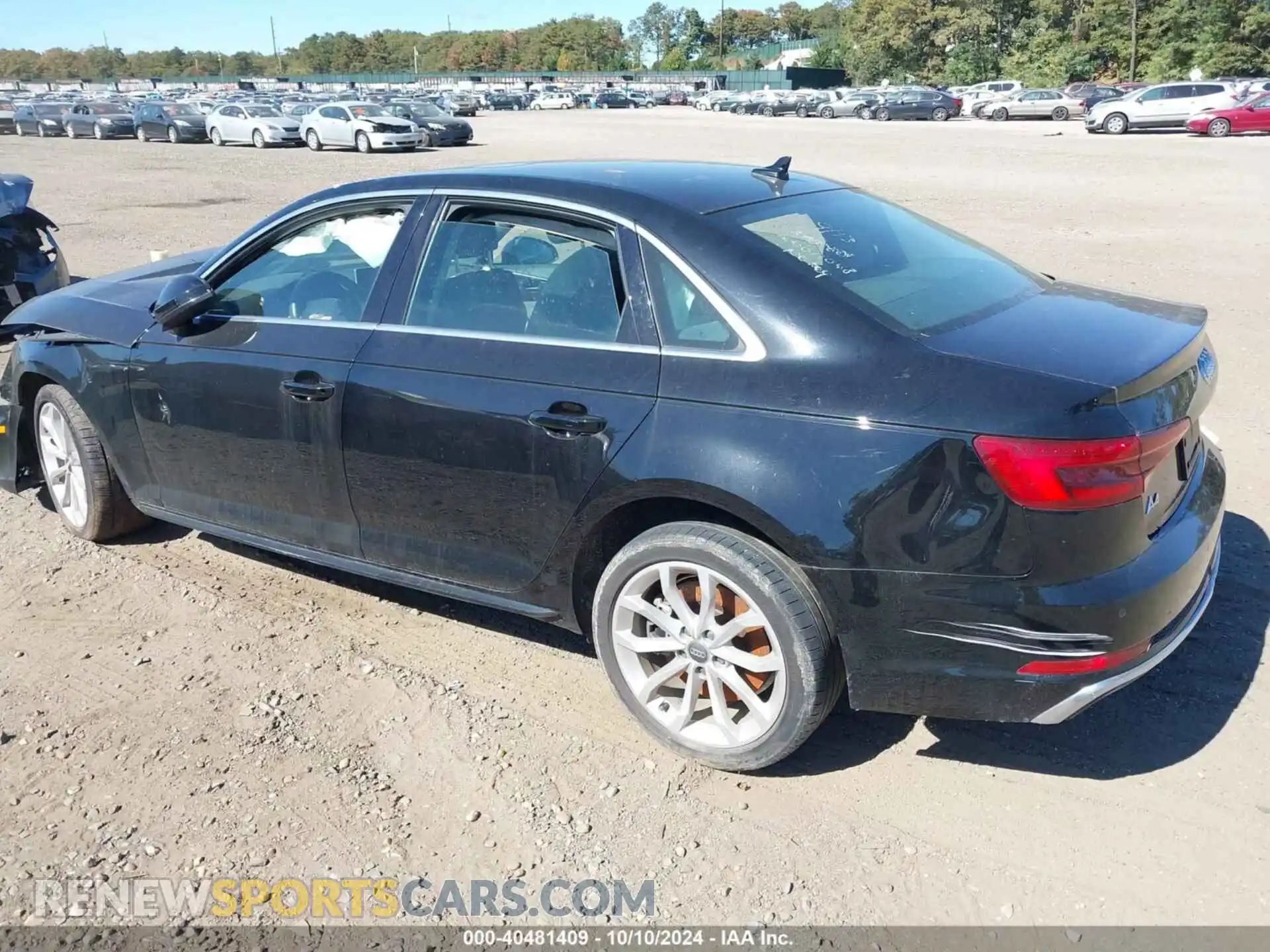 3 Photograph of a damaged car WAUENAF44KN016048 AUDI A4 2019
