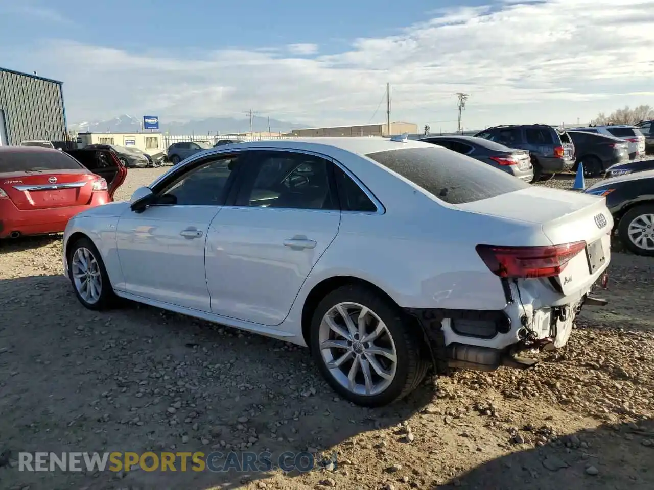2 Photograph of a damaged car WAUENAF44KN020925 AUDI A4 2019