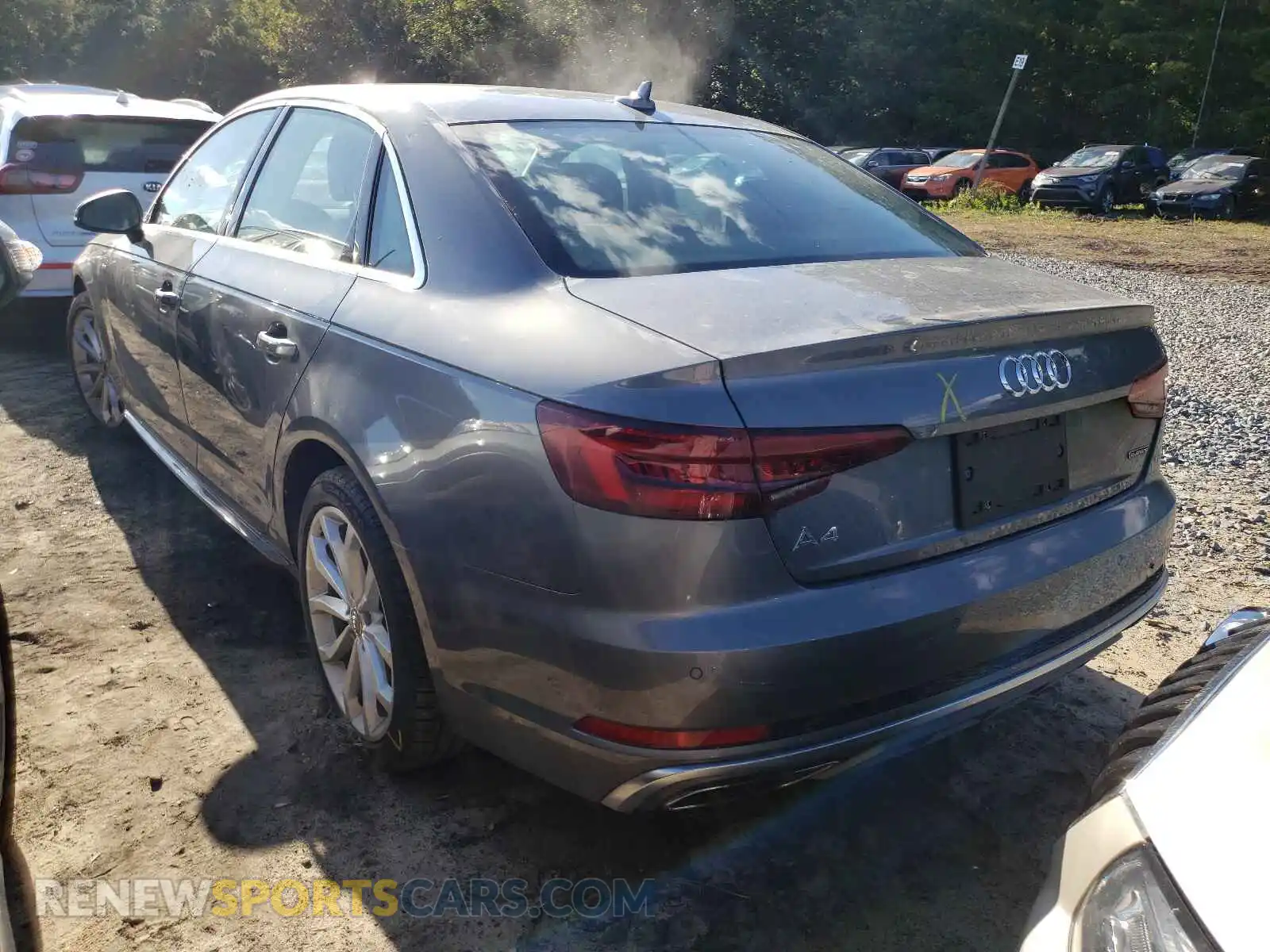 3 Photograph of a damaged car WAUENAF45KA013182 AUDI A4 2019