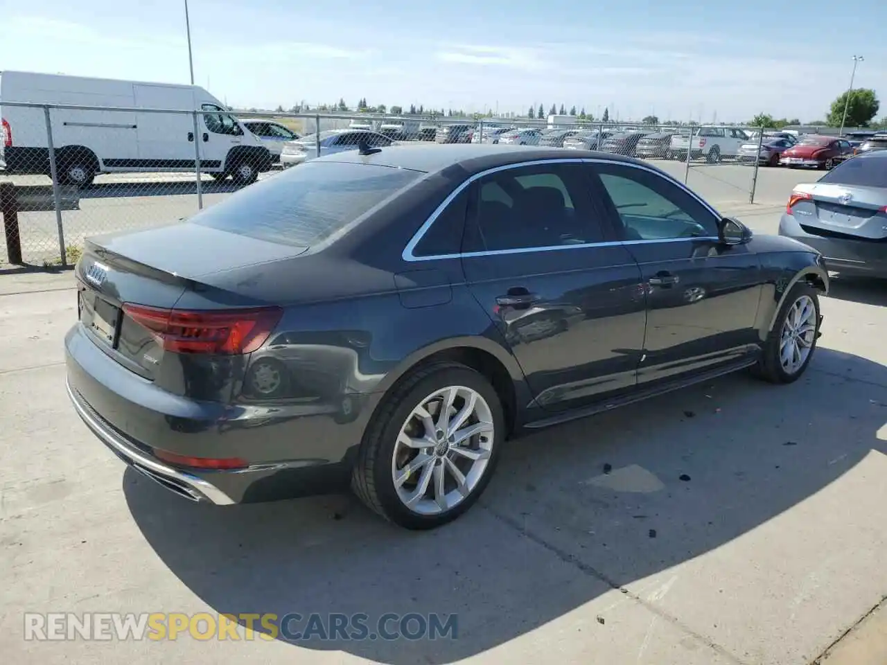3 Photograph of a damaged car WAUENAF45KA021296 AUDI A4 2019