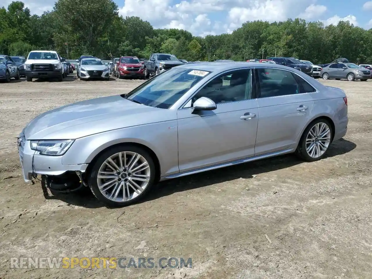 1 Фотография поврежденного автомобиля WAUENAF45KA076184 AUDI A4 2019