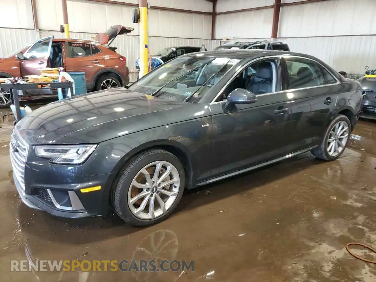 1 Photograph of a damaged car WAUENAF45KN002014 AUDI A4 2019