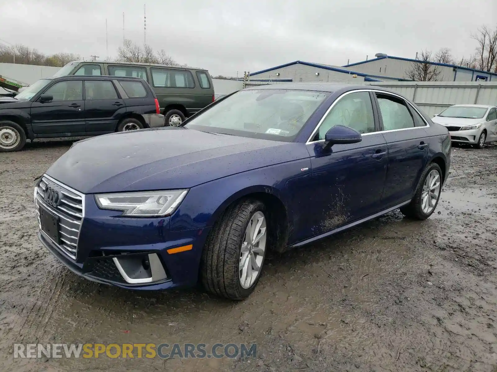 2 Photograph of a damaged car WAUENAF46KN004760 AUDI A4 2019