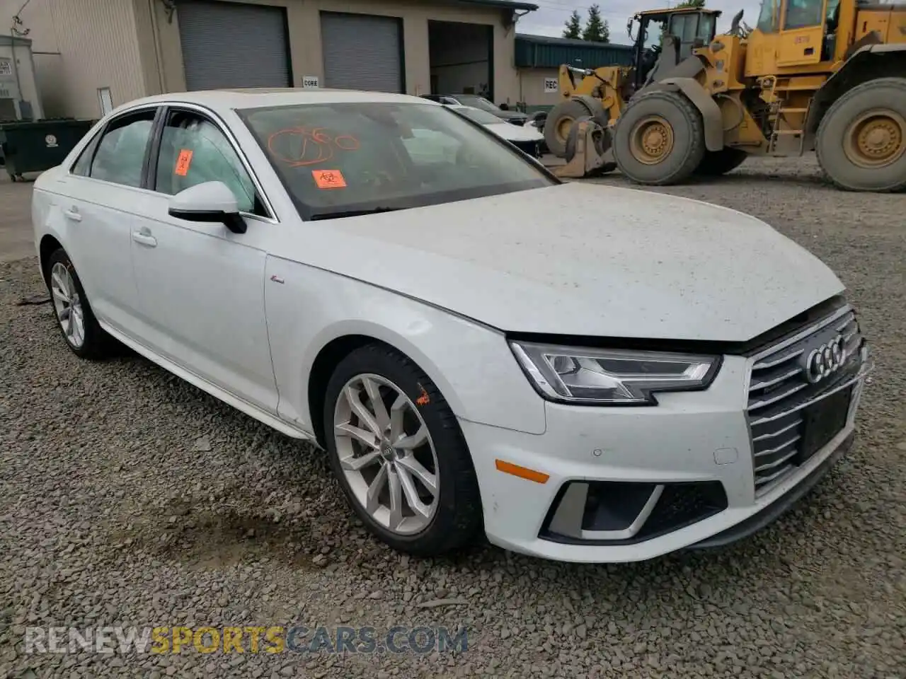 1 Photograph of a damaged car WAUENAF46KN011899 AUDI A4 2019