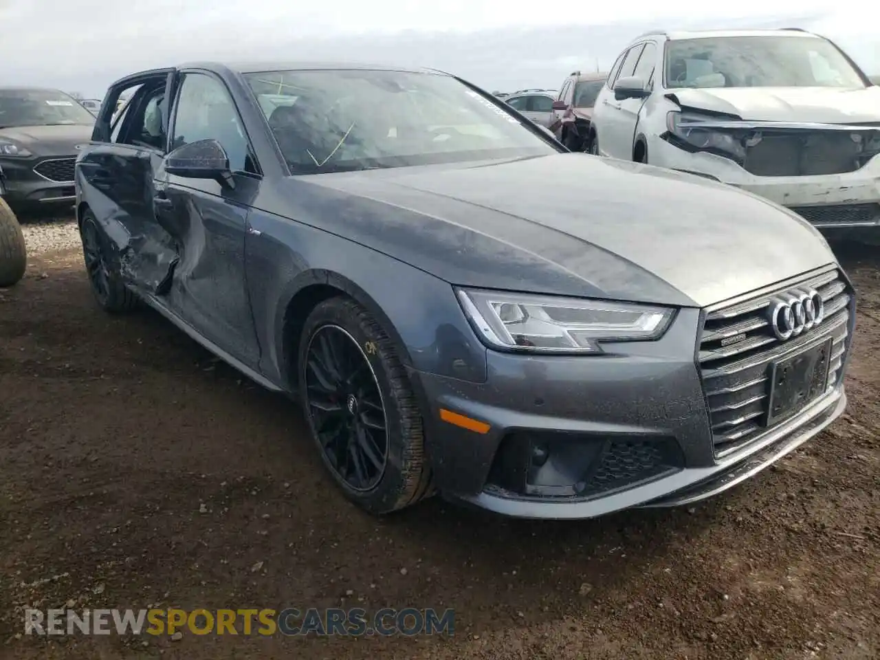 1 Photograph of a damaged car WAUENAF46KN020246 AUDI A4 2019