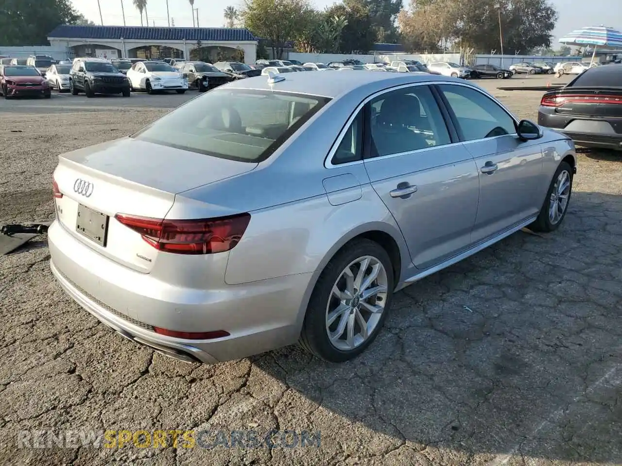 3 Photograph of a damaged car WAUENAF47KA021154 AUDI A4 2019