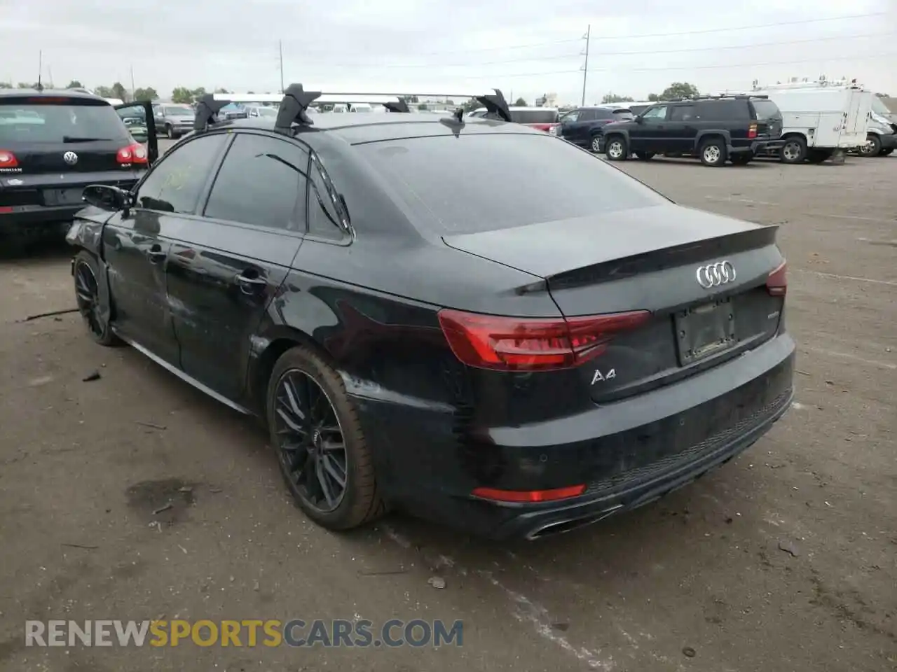 3 Photograph of a damaged car WAUENAF47KA115163 AUDI A4 2019