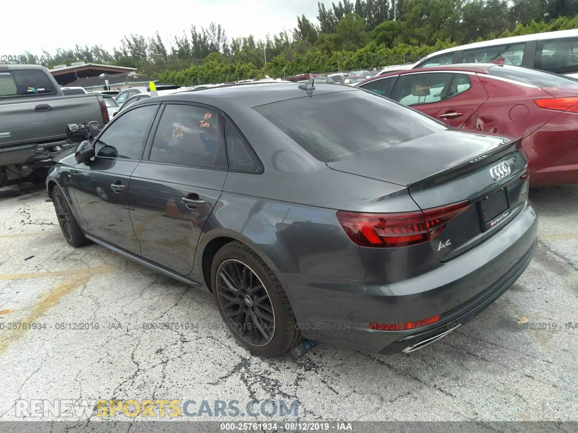3 Photograph of a damaged car WAUENAF47KN003116 AUDI A4 2019