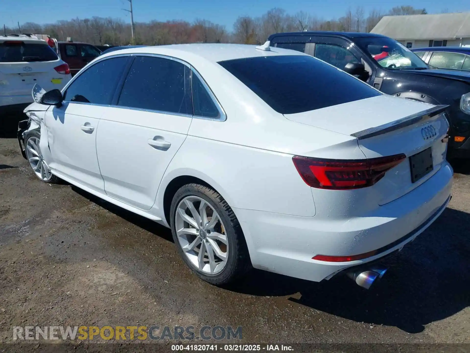 3 Photograph of a damaged car WAUENAF48KA020546 AUDI A4 2019