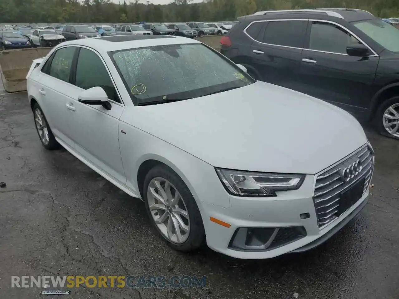 1 Photograph of a damaged car WAUENAF48KA039761 AUDI A4 2019