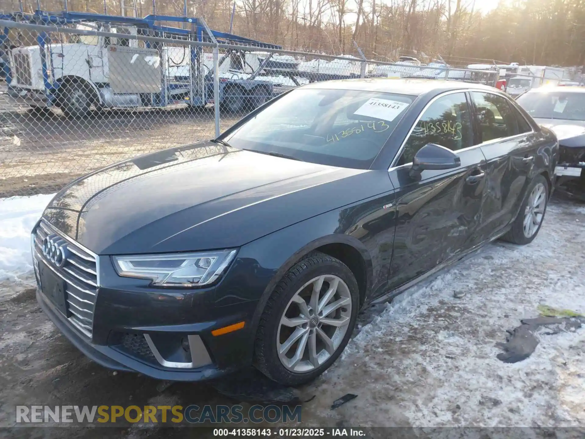 2 Photograph of a damaged car WAUENAF48KA118802 AUDI A4 2019