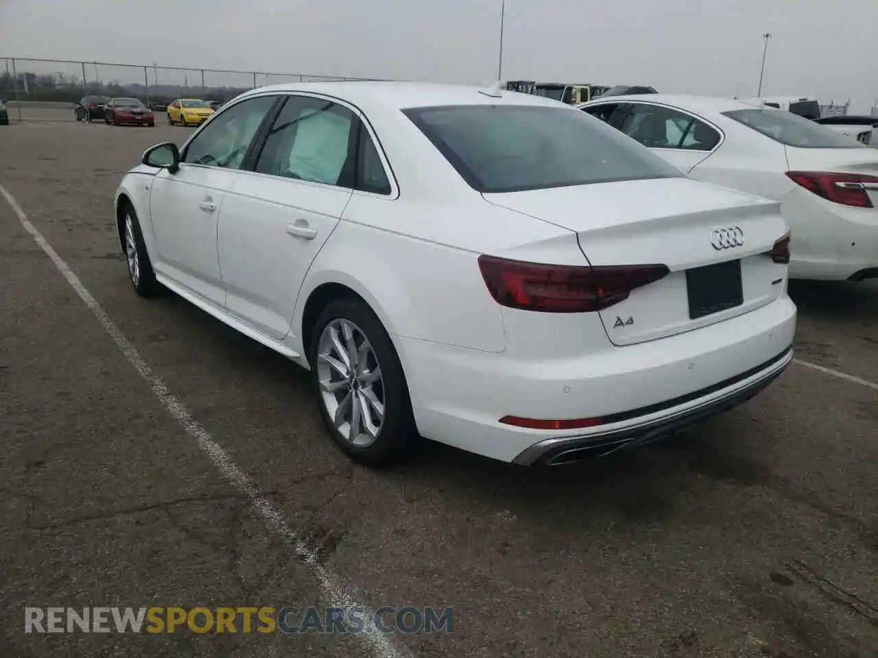 3 Photograph of a damaged car WAUENAF49KA020894 AUDI A4 2019