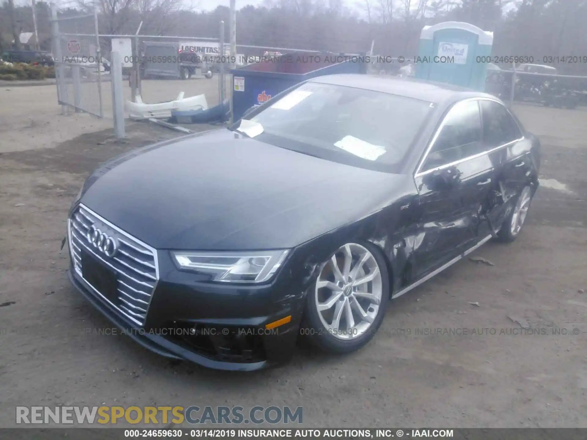 2 Photograph of a damaged car WAUENAF49KA026145 AUDI A4 2019