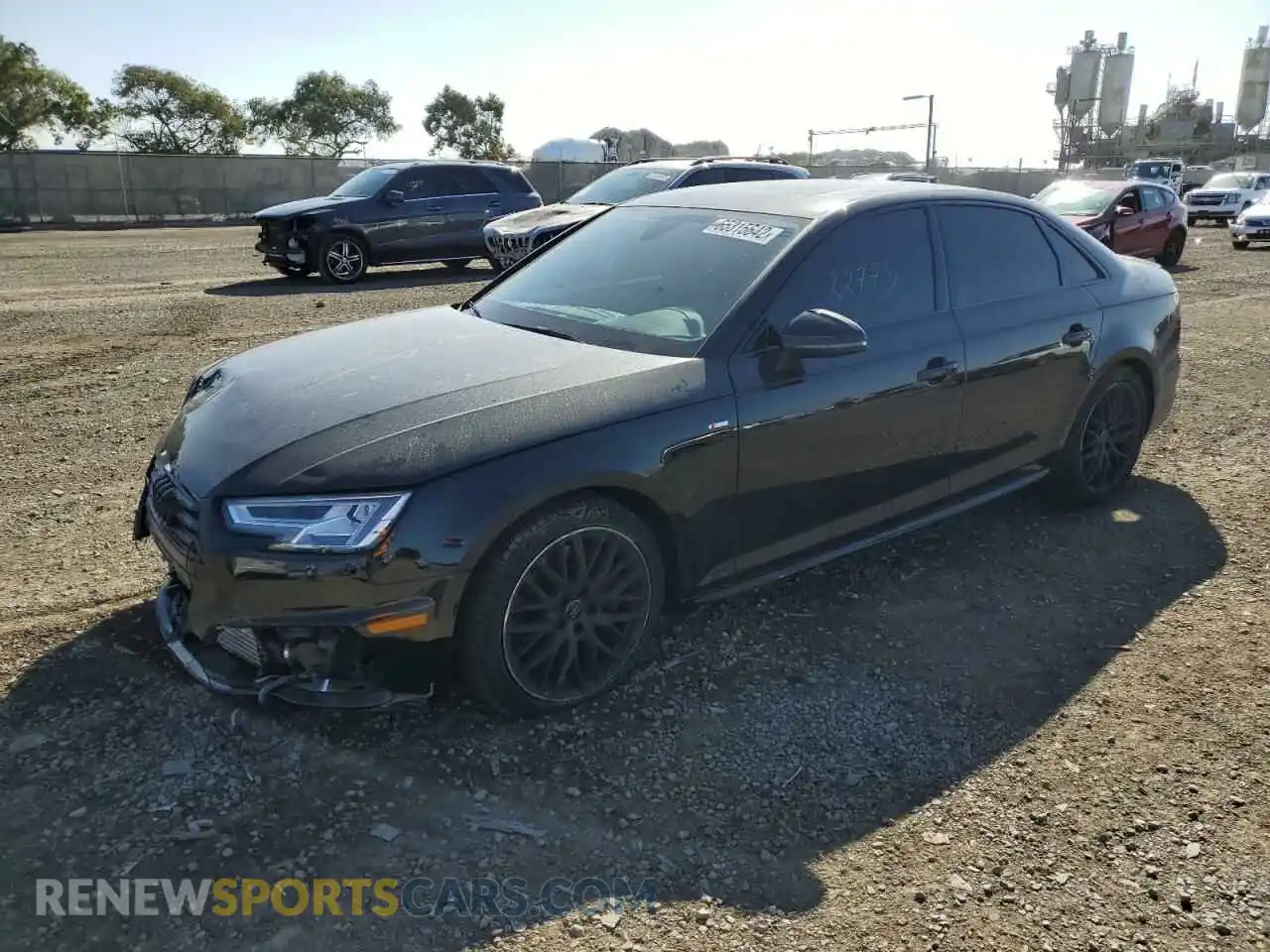 2 Photograph of a damaged car WAUENAF49KA033922 AUDI A4 2019