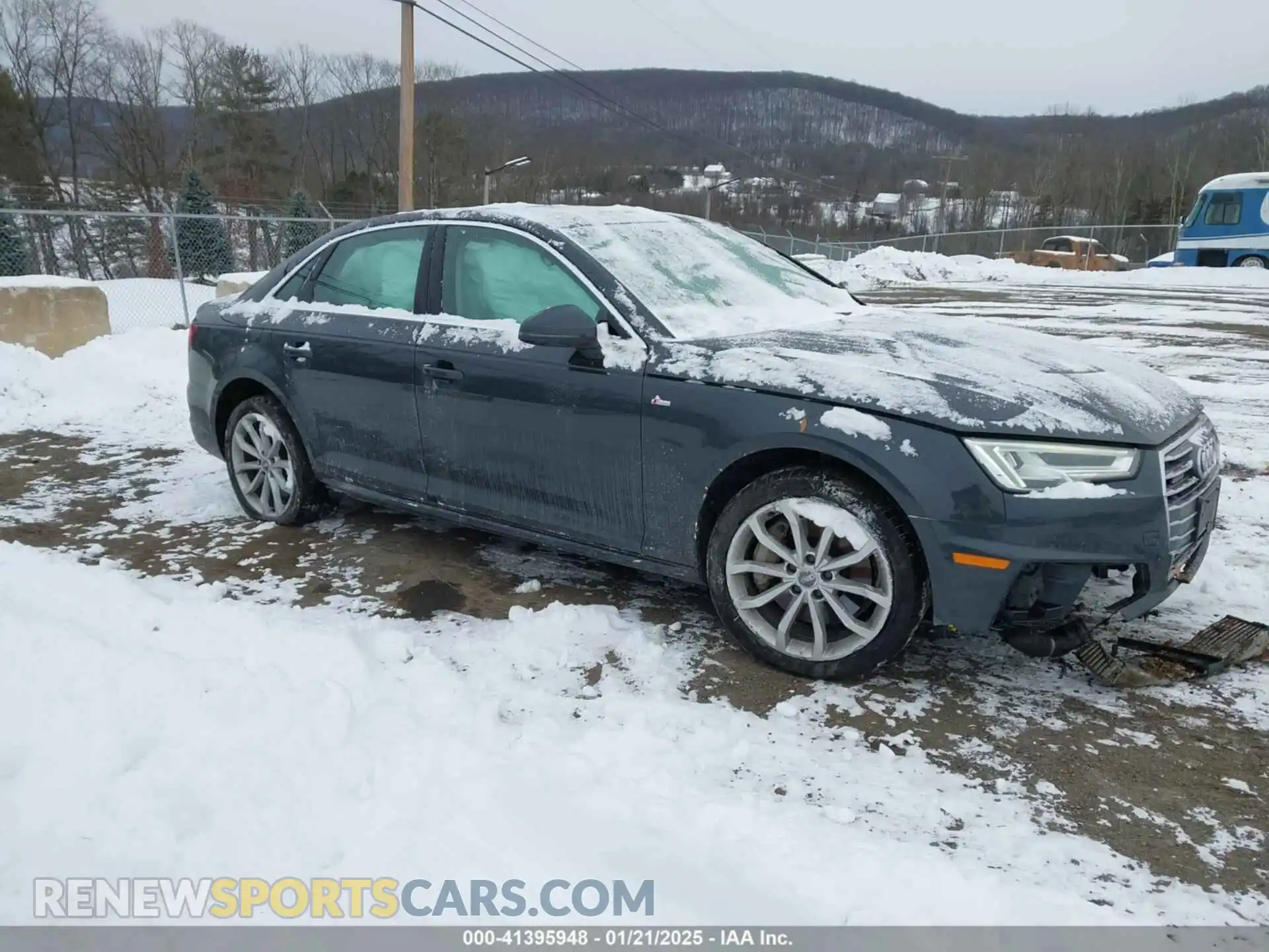 1 Photograph of a damaged car WAUENAF49KN004543 AUDI A4 2019