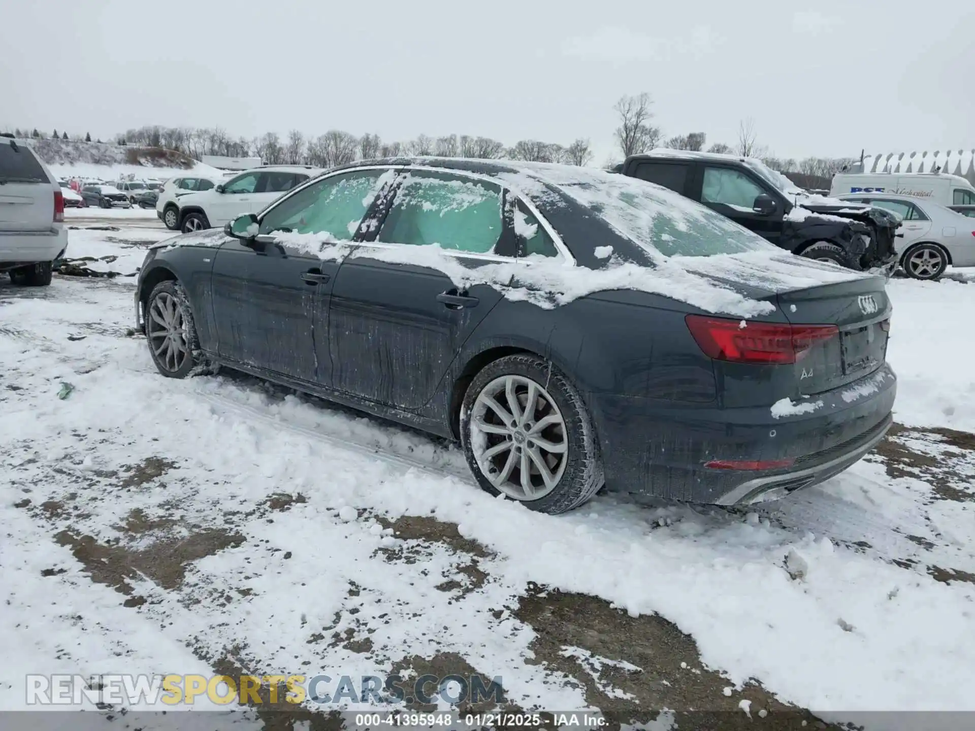 3 Photograph of a damaged car WAUENAF49KN004543 AUDI A4 2019