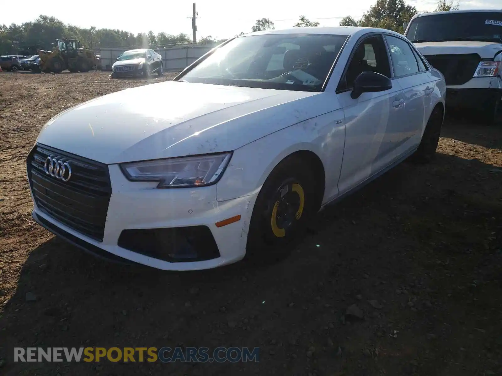 2 Photograph of a damaged car WAUENAF4XKA021052 AUDI A4 2019