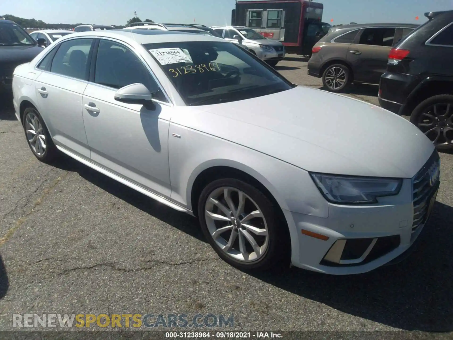 1 Photograph of a damaged car WAUENAF4XKA041673 AUDI A4 2019