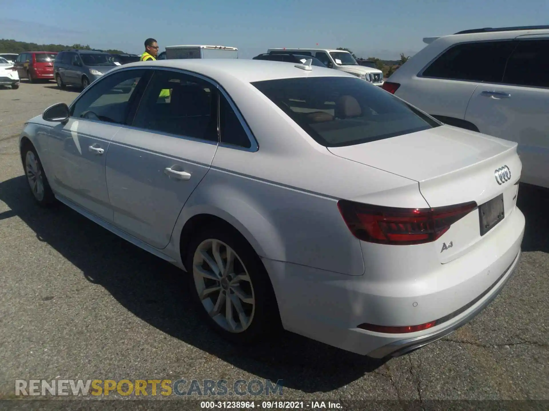 3 Photograph of a damaged car WAUENAF4XKA041673 AUDI A4 2019
