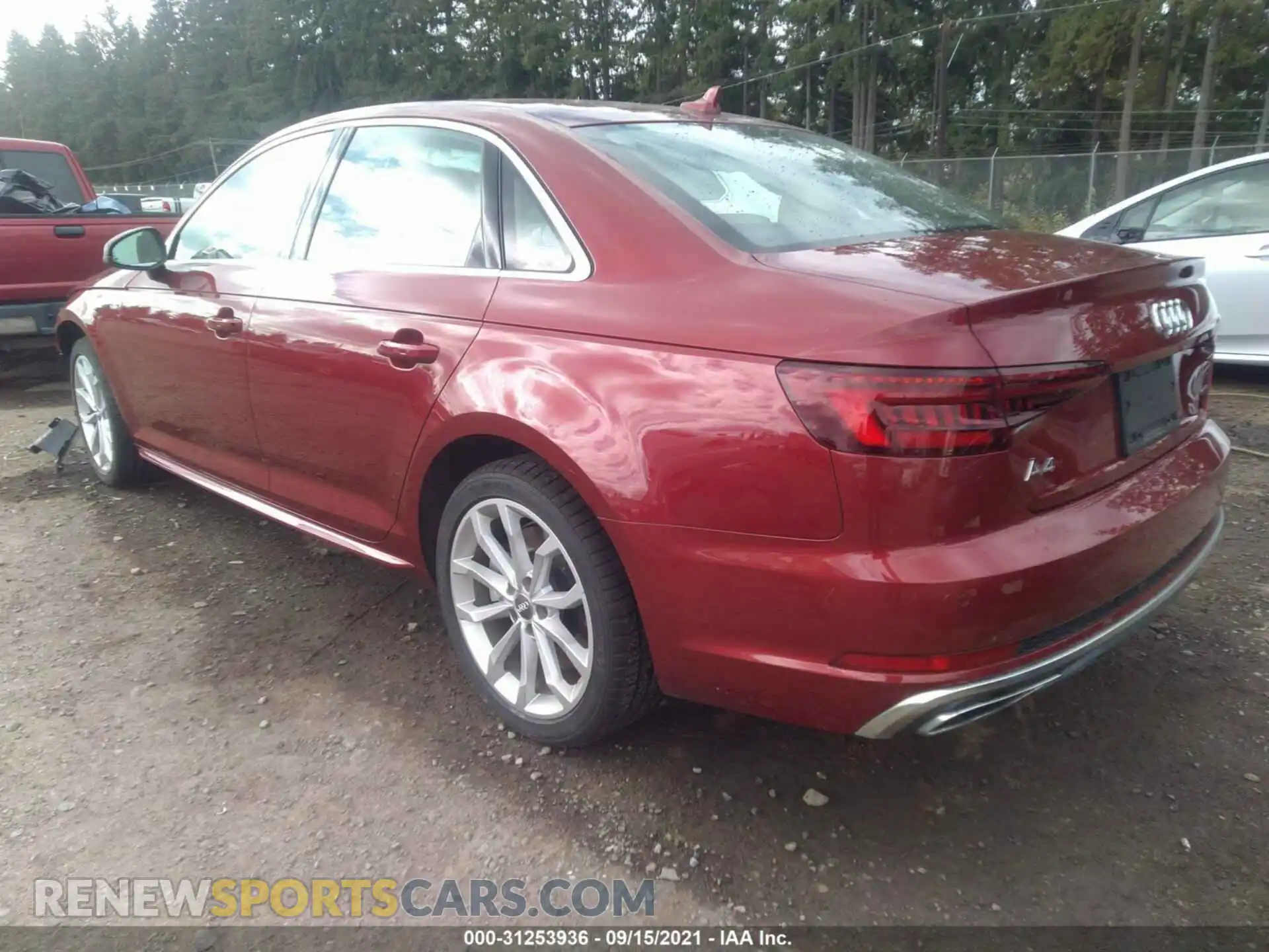 3 Photograph of a damaged car WAUENAF4XKA062779 AUDI A4 2019