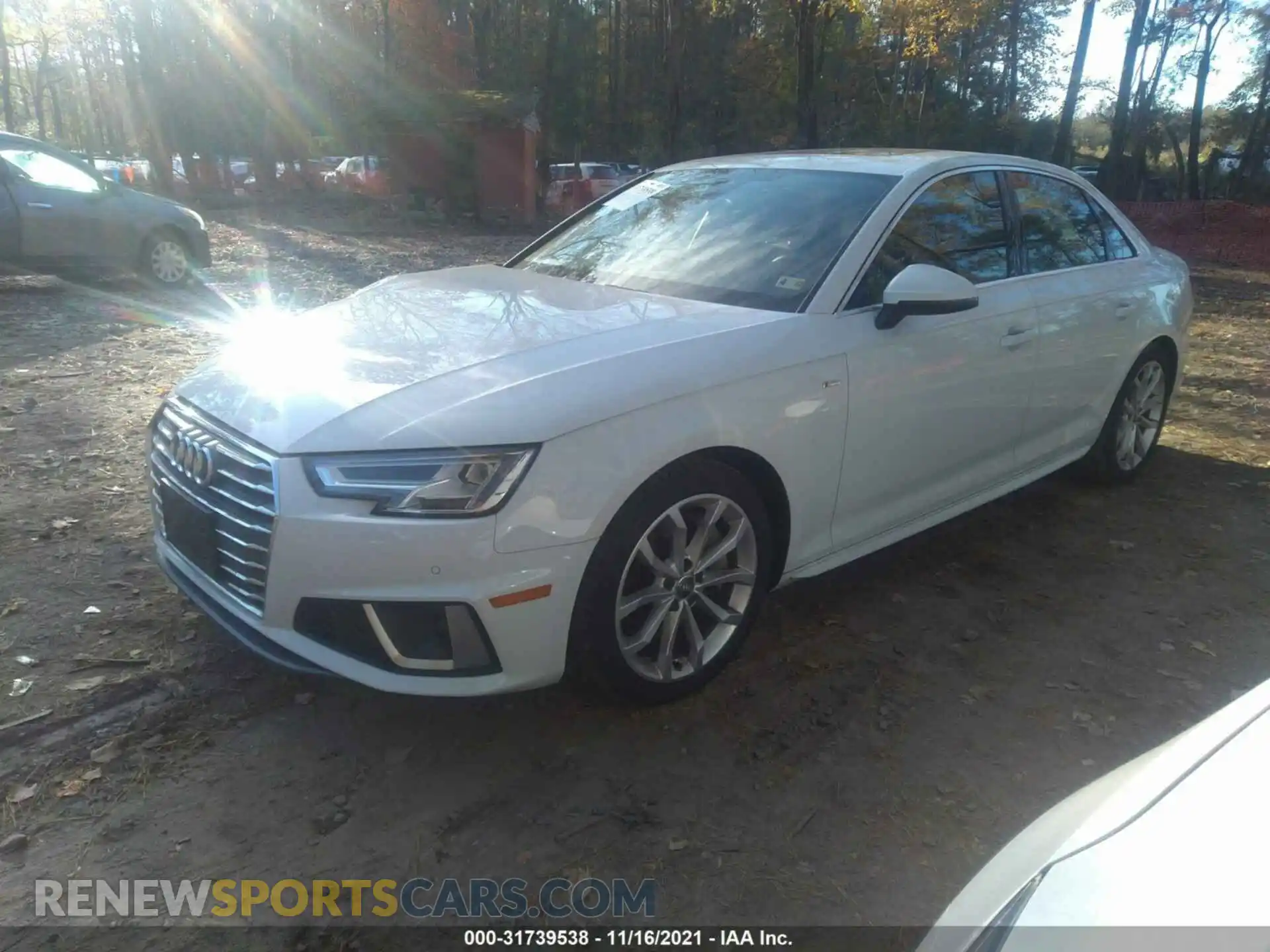 2 Photograph of a damaged car WAUENAF4XKN001635 AUDI A4 2019