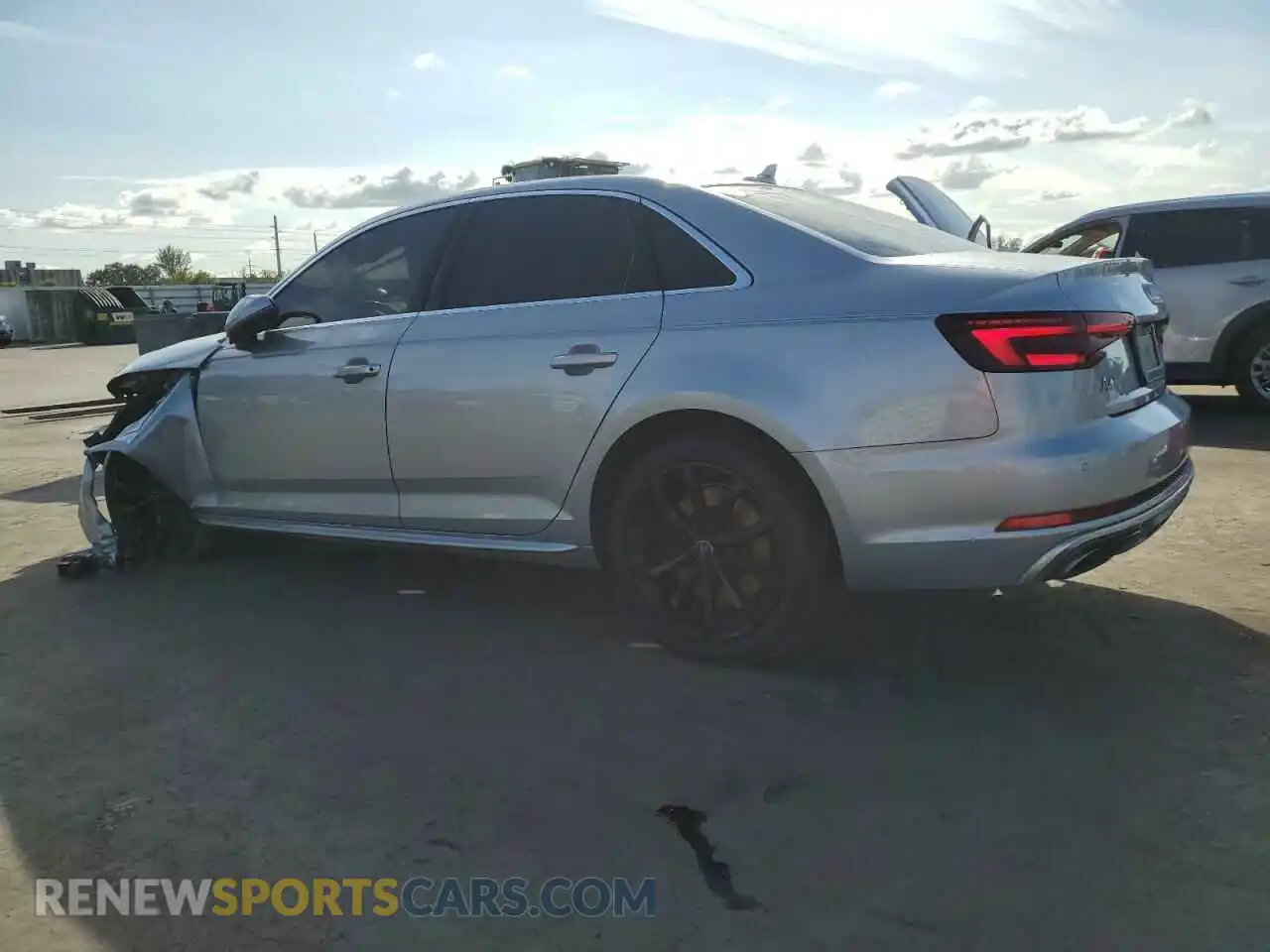 2 Photograph of a damaged car WAUENAF4XKN008181 AUDI A4 2019