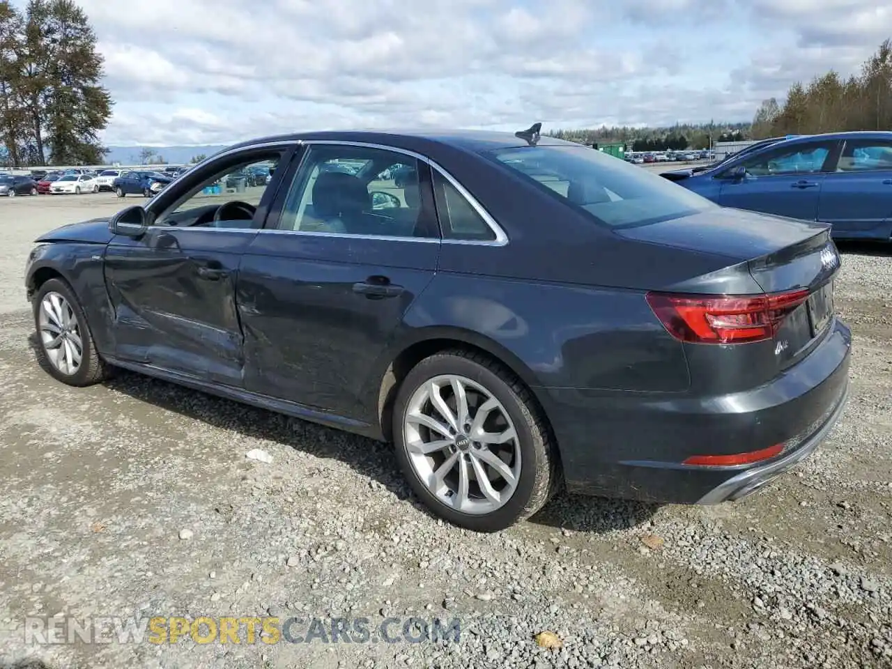 2 Photograph of a damaged car WAUENAF4XKN009914 AUDI A4 2019