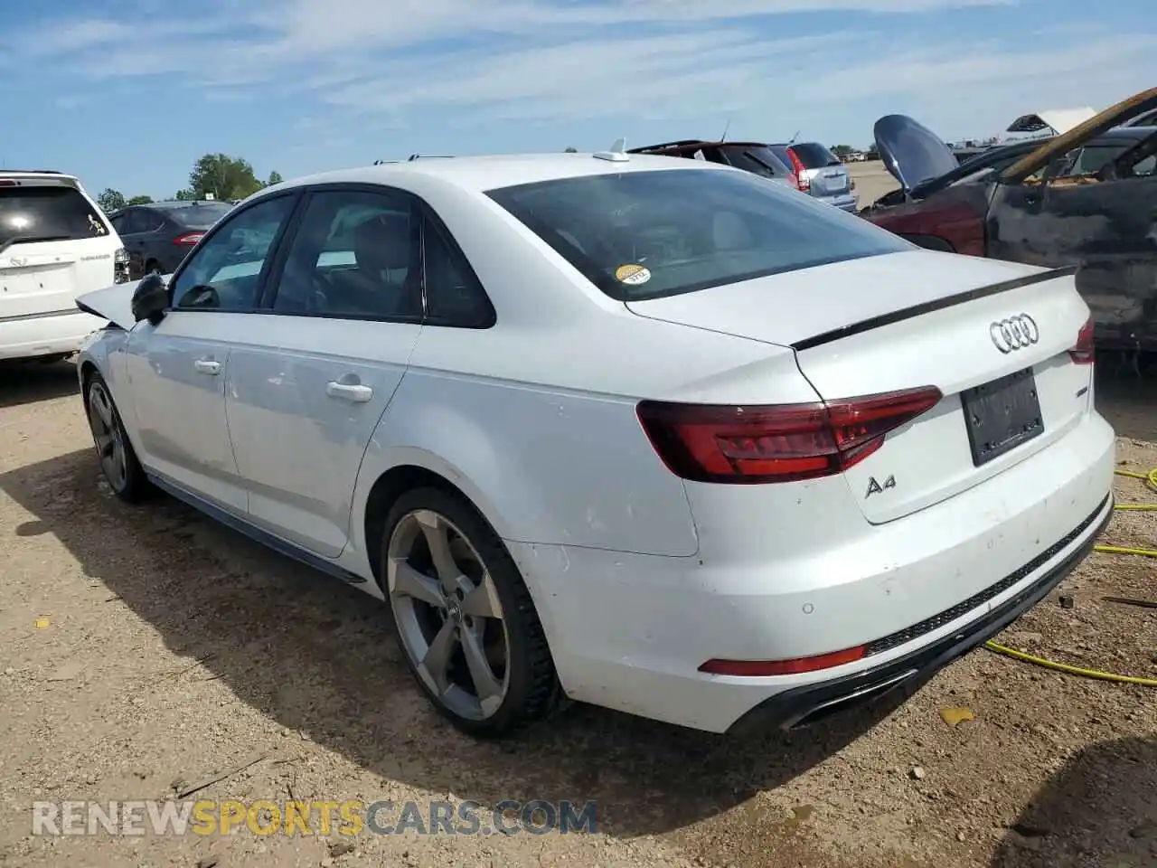 2 Photograph of a damaged car WAUFNAF43KA002217 AUDI A4 2019