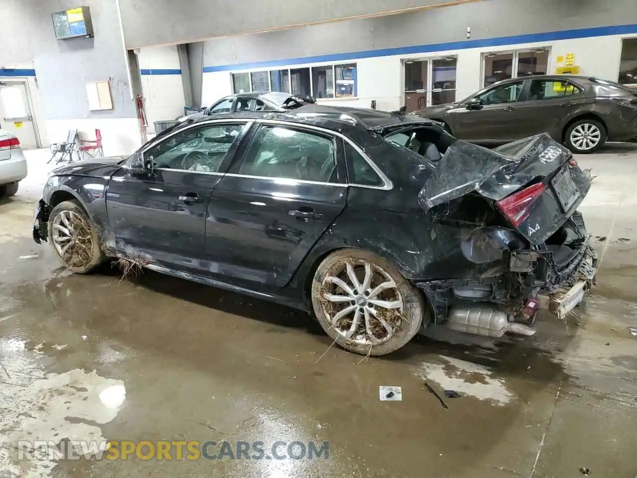 2 Photograph of a damaged car WAUFNAF44KA115190 AUDI A4 2019