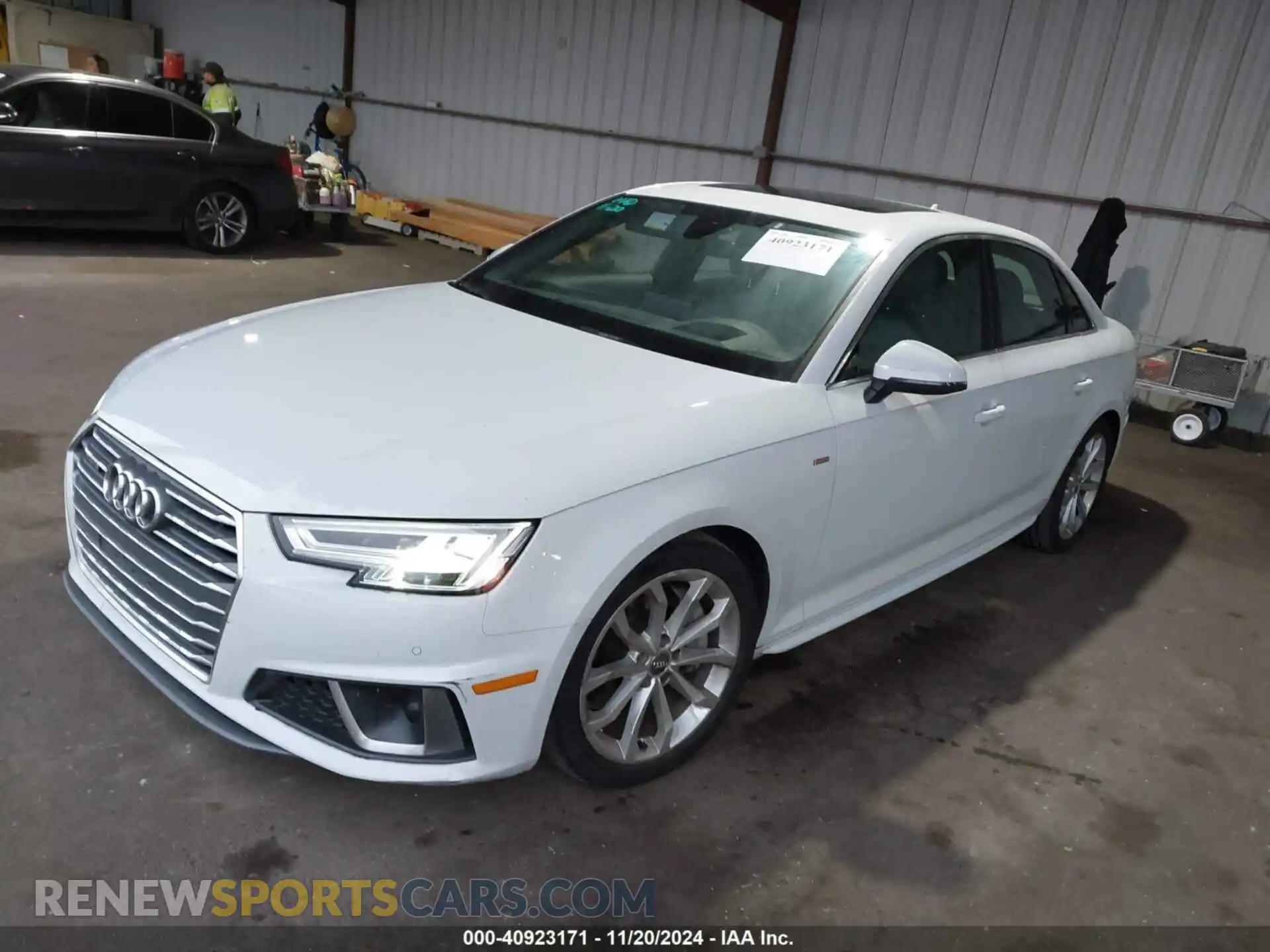 2 Photograph of a damaged car WAUFNAF45KA112217 AUDI A4 2019