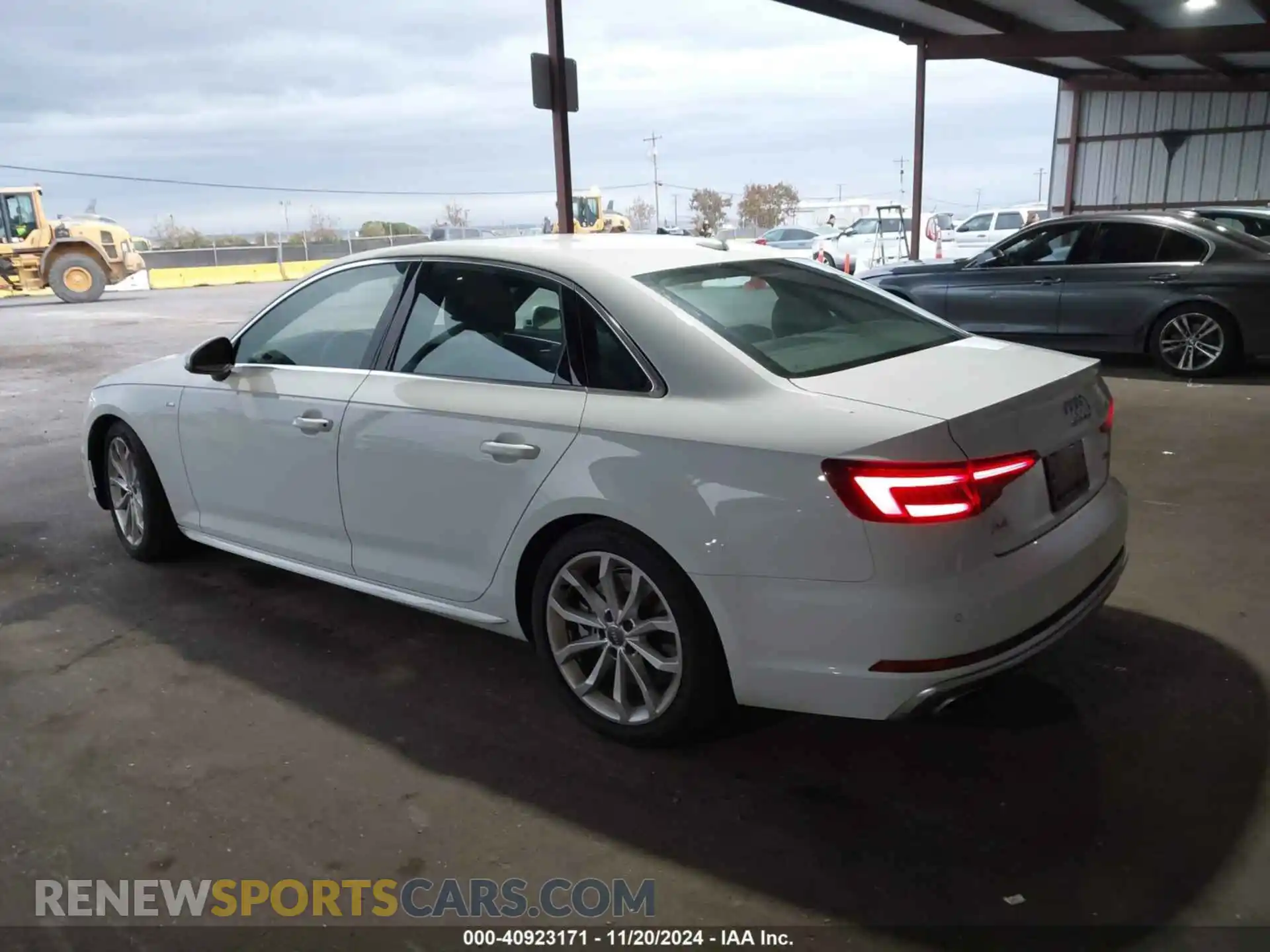 3 Photograph of a damaged car WAUFNAF45KA112217 AUDI A4 2019