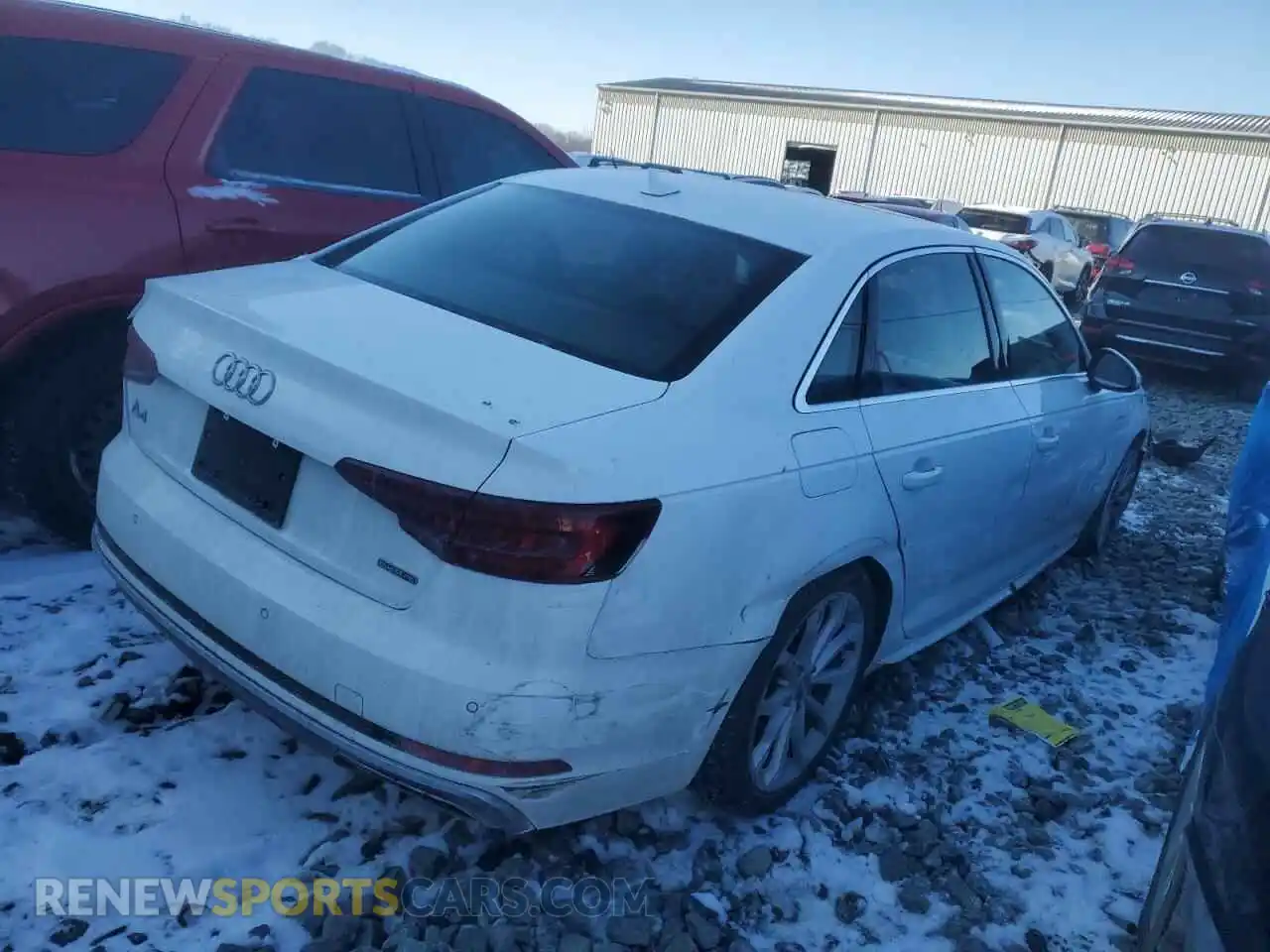 3 Photograph of a damaged car WAUFNAF47KN003184 AUDI A4 2019