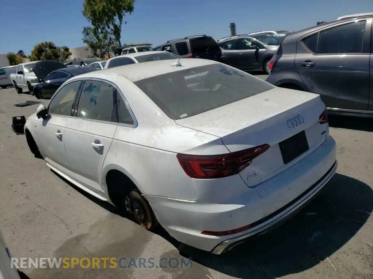 3 Photograph of a damaged car WAUFNAF48KA066639 AUDI A4 2019