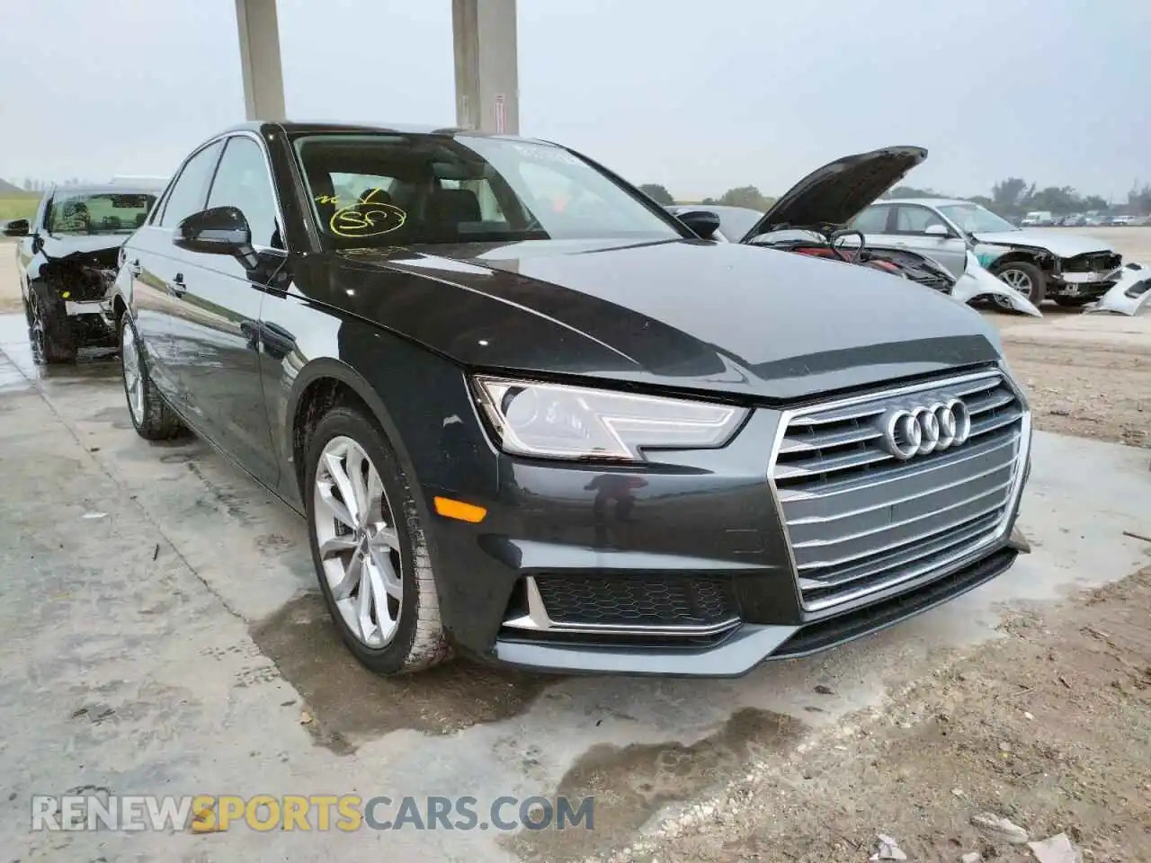 1 Photograph of a damaged car WAUGMAF40KA035151 AUDI A4 2019