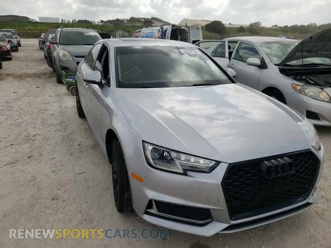 1 Photograph of a damaged car WAUGMAF41KA036633 AUDI A4 2019