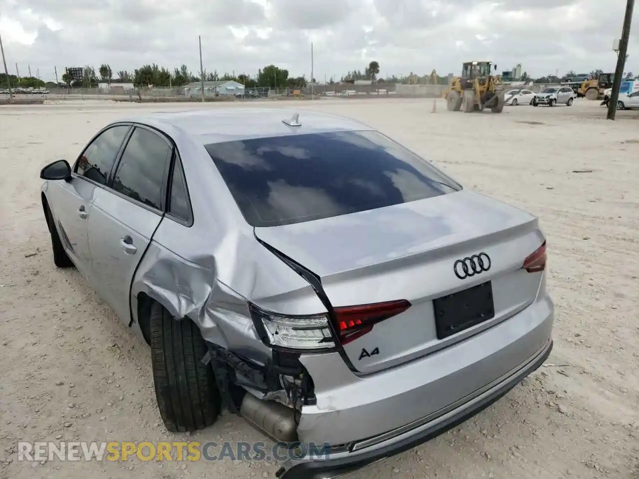 3 Photograph of a damaged car WAUGMAF41KA036633 AUDI A4 2019
