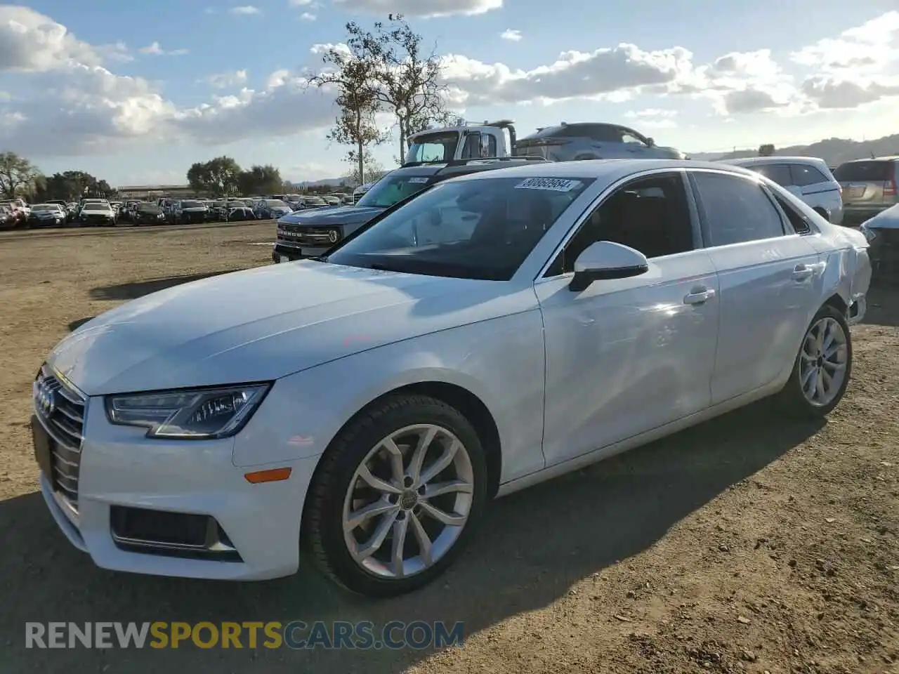 1 Photograph of a damaged car WAUGMAF41KA037328 AUDI A4 2019