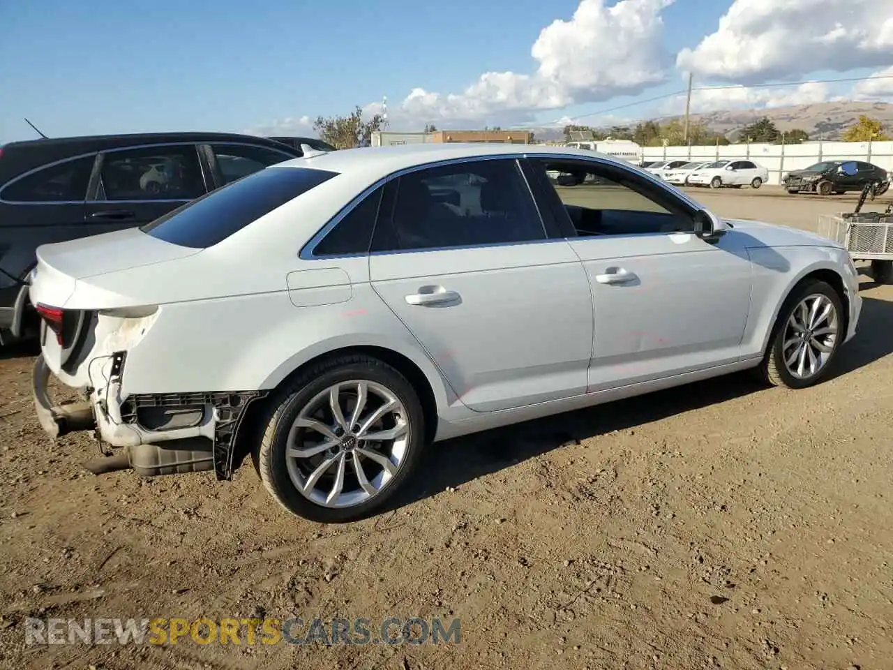 3 Photograph of a damaged car WAUGMAF41KA037328 AUDI A4 2019
