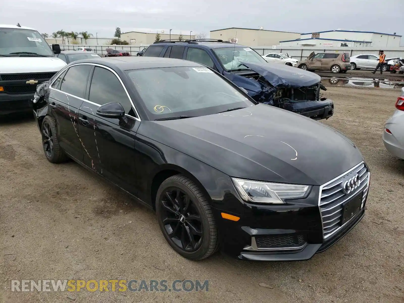 1 Photograph of a damaged car WAUGMAF41KA037362 AUDI A4 2019