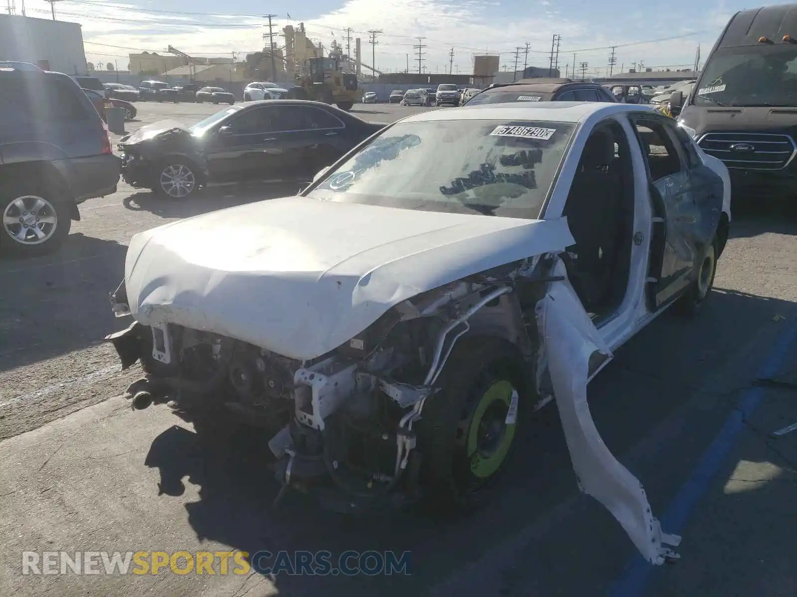 2 Photograph of a damaged car WAUGMAF41KA064450 AUDI A4 2019